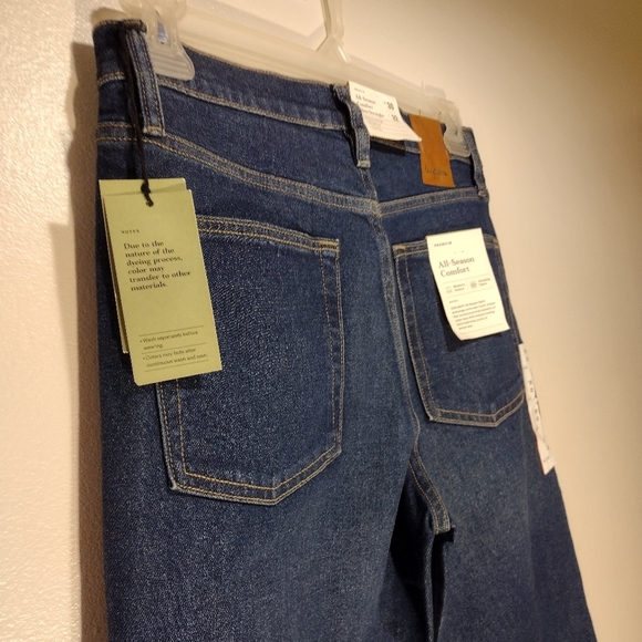 Goodfellow & Co. Dosa/Medium Wash Slim Straight All-Seasons Blue Jeans - Picture 3 of 12